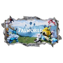Vinilo agujero 3d videojuego palworld
