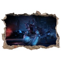 Vinilo agujero 3d videojuego resident evil
