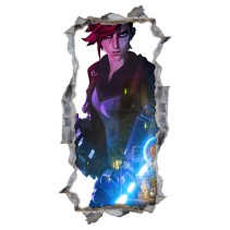 Vinilos agujeros 3d videojuego arcane