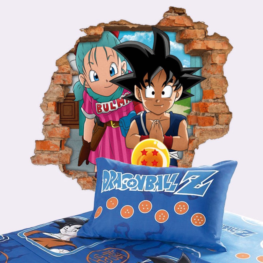 Vinilos decorativos 3d dragon ball son goku