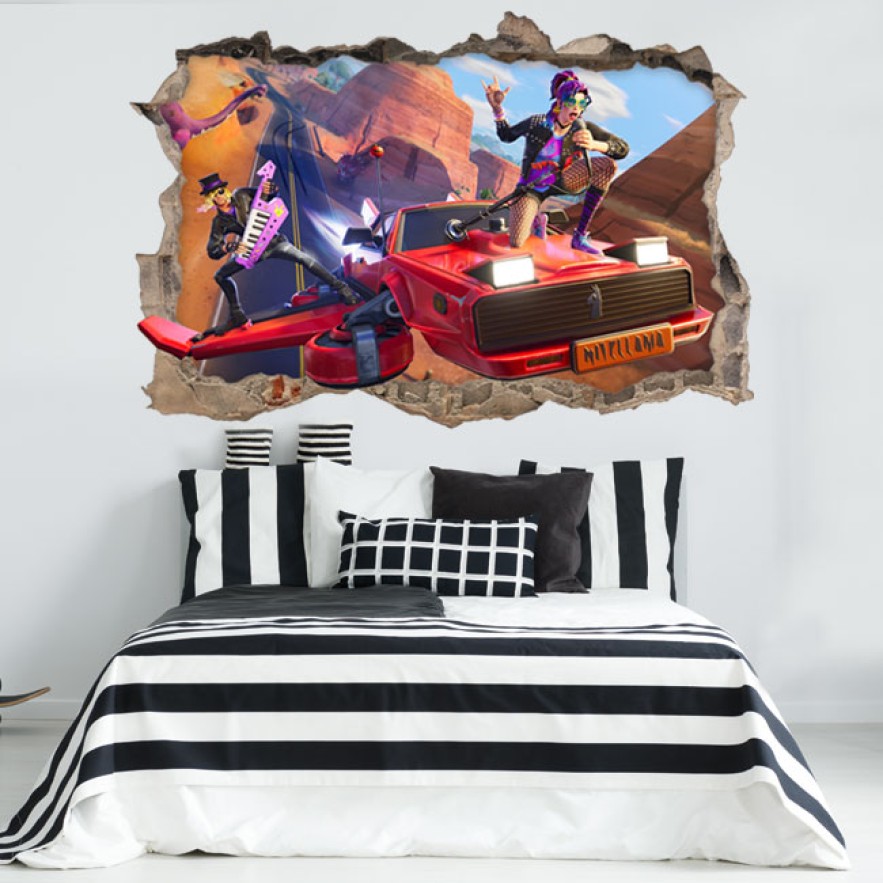 Vinilos y pegatinas 3d personajes fortnite