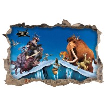 Vinilos agujero 3d ice age