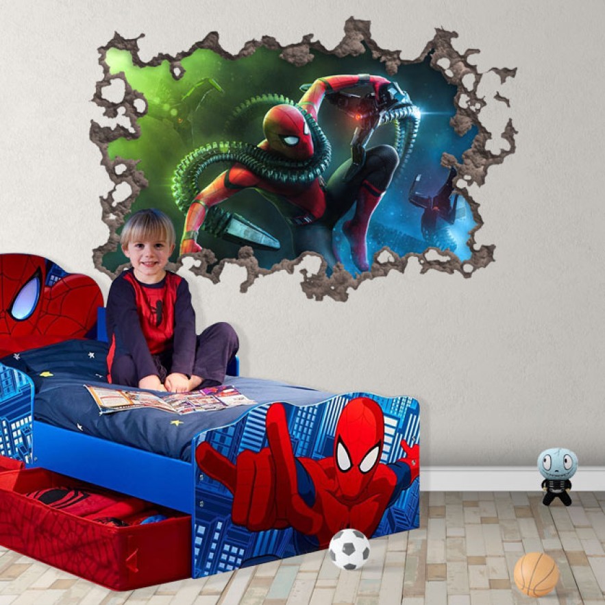 Vinilos decorativos 3d spider man no way home