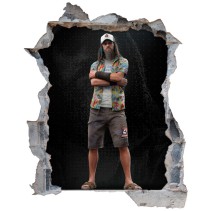 Vinilos y pegatinas agujero 3d t bone watch dogs 2