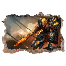 Vinilo agujero 3d personaje league of legends