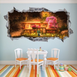 Vinilos decorativos agujero 3d disney encanto Vinilos decorativos agujero 3d disney encanto