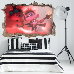 Vinilos agujero 3d rock and roll trolls