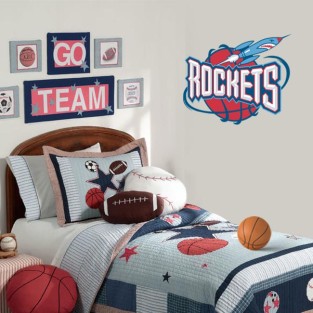 Vinilos decorativos baloncesto escudo nba rockets