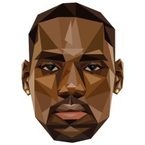 Vinilos jugador baloncesto rostro lebron james