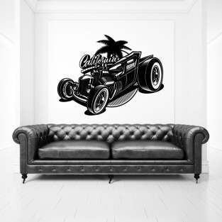 Vinilos coche retro california south