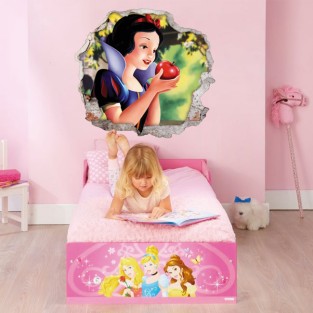Vinilos decorativos agujero 3d disney blancanieves Vinilos decorativos agujero 3d disney blancanieves