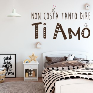 Vinilos frases de amor en italiano Vinilos frases de amor en italiano