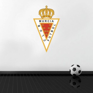 Vinilos y pegatinas fútbol escudo real murcia