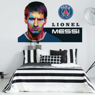 Vinilos decorativos lionel messi psg Vinilos decorativos lionel messi psg