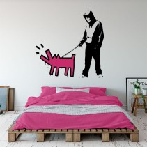 Vinilos decorativos grafiti de banksy