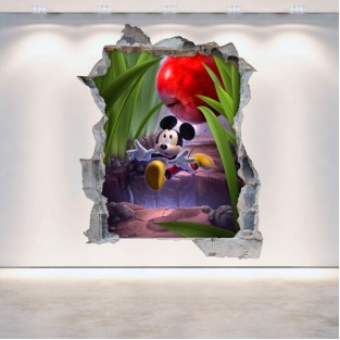 Vinilo decorativo infantil 3d castle of illusion Vinilo decorativo infantil 3d castle of illusion