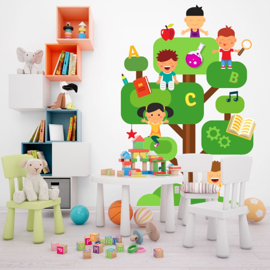 Vinilos infantiles el árbol del conocimiento