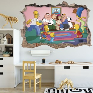 Vinilos y pegatinas los simpsons y family guy Vinilos y pegatinas los simpsons y family guy