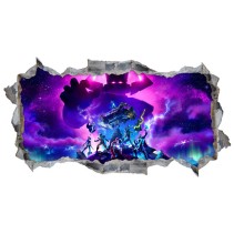 Vinilos y pegatinas agujeros 3d pared videojuego fortnite