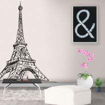 Vinilos dibujo parís torre eiffel