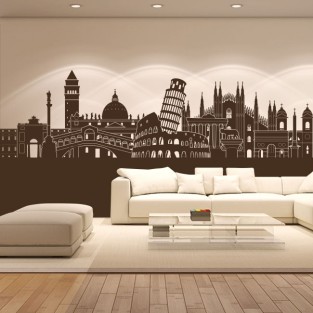 Vinilos y pegatinas skyline italia