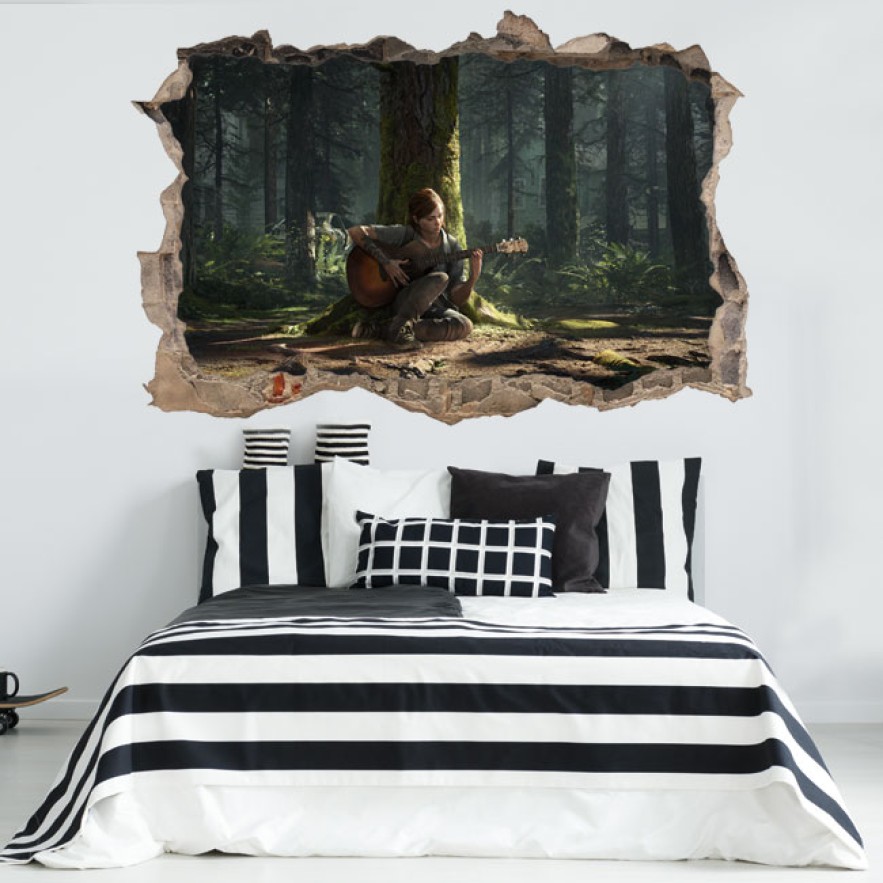 Vinilos decorativos 3d videojuegos the last of us 2