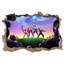 Vinilo agujero 3d videojuego fortnite avengers