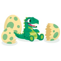 Vinilos para bebés dinosaurio