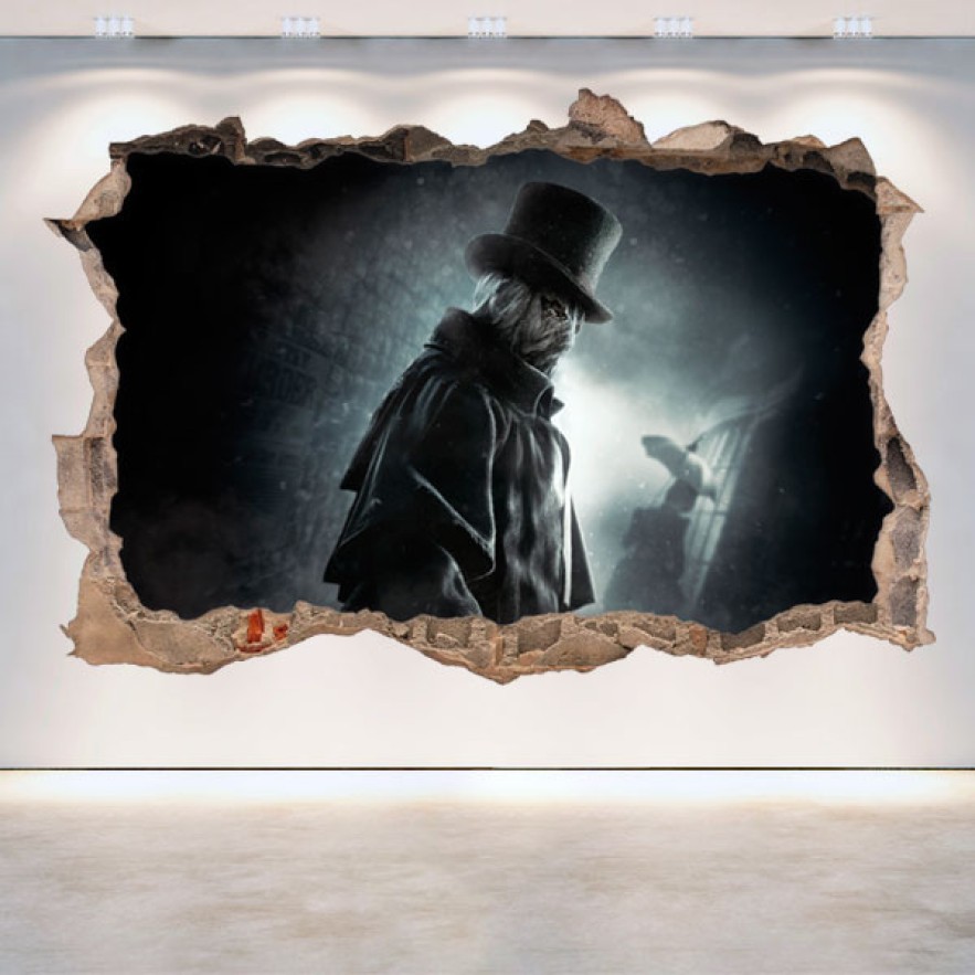 Vinilo agujero 3d assassin's creed syndicate jack the ripper