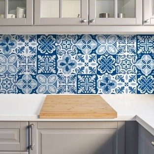 Azulejos portugueses azul (24 unidades)