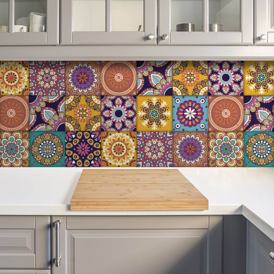 Azulejos mandala (24 unidades)