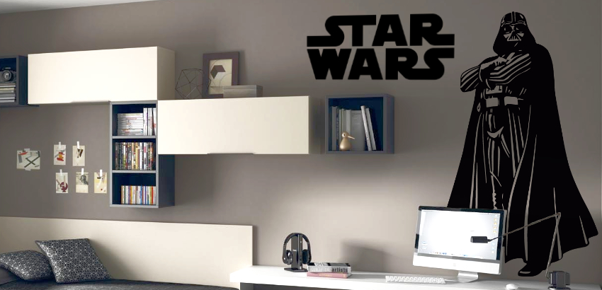 Decora tu hogar como un fanático de Star Wars con vinilos decorativos