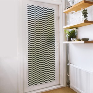 Vinilo cristal traslúcido chevron