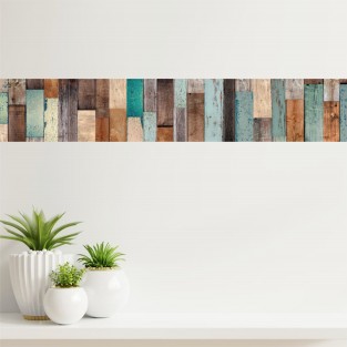 Cenefa Madera Colores