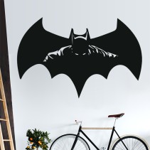 Vinilos decorativos batman logo silueta