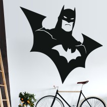 Vinilos decorativos batman dentro del logo