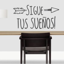 Vinilos de frases sigue tus sueños