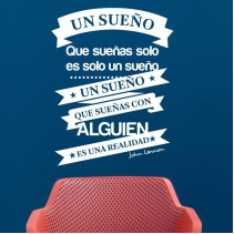 Vinilos de frases un sueño con alguien