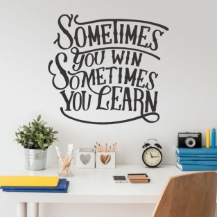 Vinilos de frases sometimes