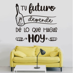 Vinilos de frases tu futuro