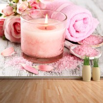 Fotomural Spa rosa
