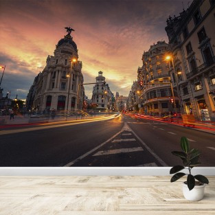 Fotomural Gran Vía Madrid Fotomural Gran Vía Madrid