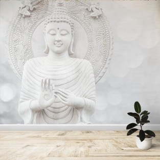 Fotomural Buda blanco