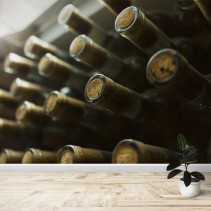 Fotomural Botellas de vino