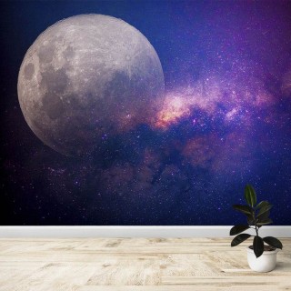 Fotomural Luna Vía Láctea