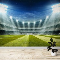 Fotomural Campo fútbol Noche