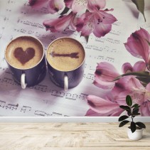 Fotomural Café con amor