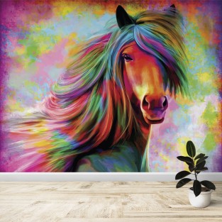 Fotomural Caballo de Colores