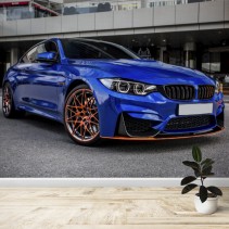 Fotomural Coche 3D Azul