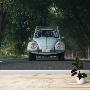 Fotomural Volkswagen Escarabajo Carretera